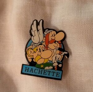 Vintage Hachette Asterix and Obelix Character Pin